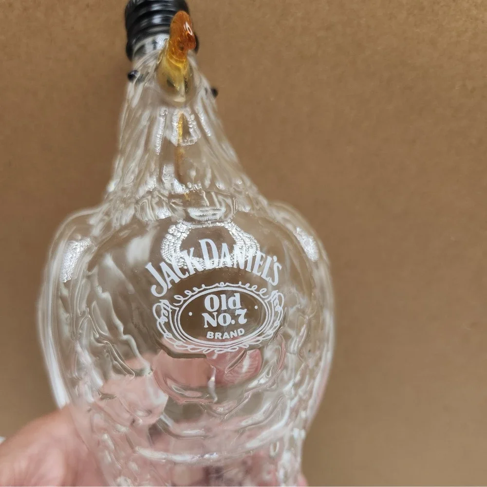 Jack Daniel's Old No. 7 Brand Rare Glass Eagle Decanter Approximately 8 in